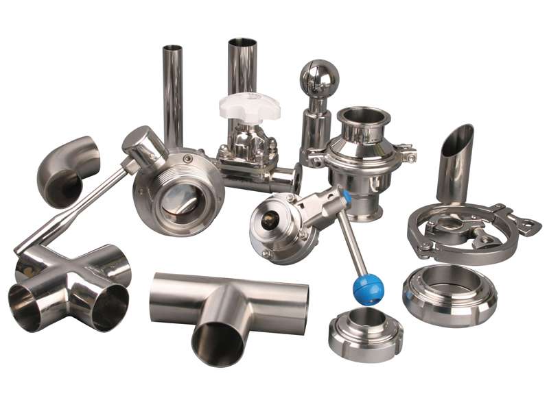 Stainless steel DIN, Sms, Clamp, Enological and Press Fittings